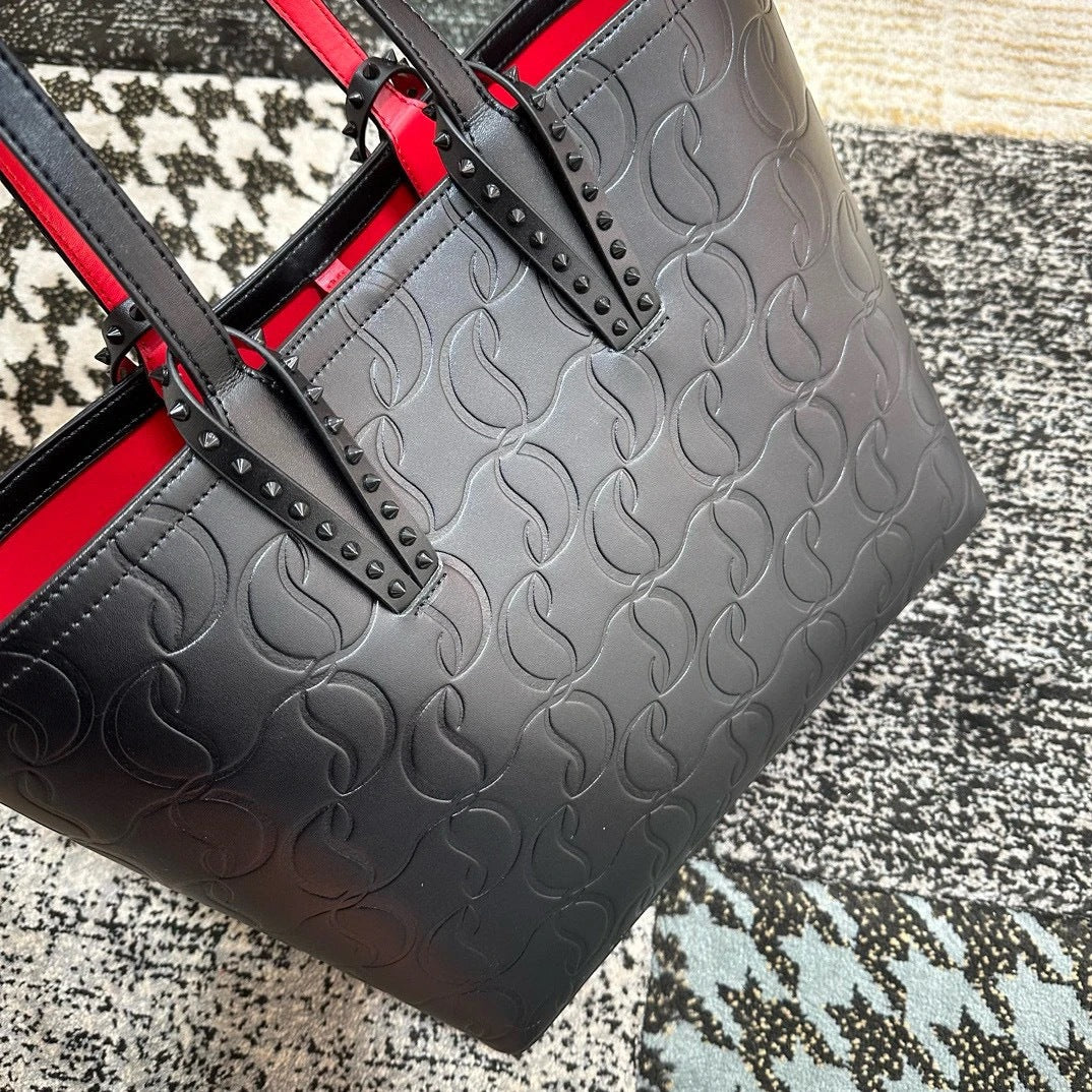 Foreign trade cl Liu Ding son mother bag shopping bag CL fashion trend red bottom handbag large capacity ladies