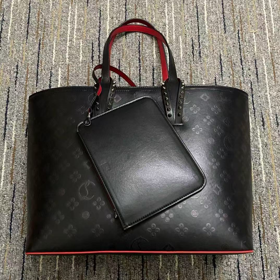 Foreign trade cl Liu Ding son mother bag shopping bag CL fashion trend red bottom handbag large capacity ladies