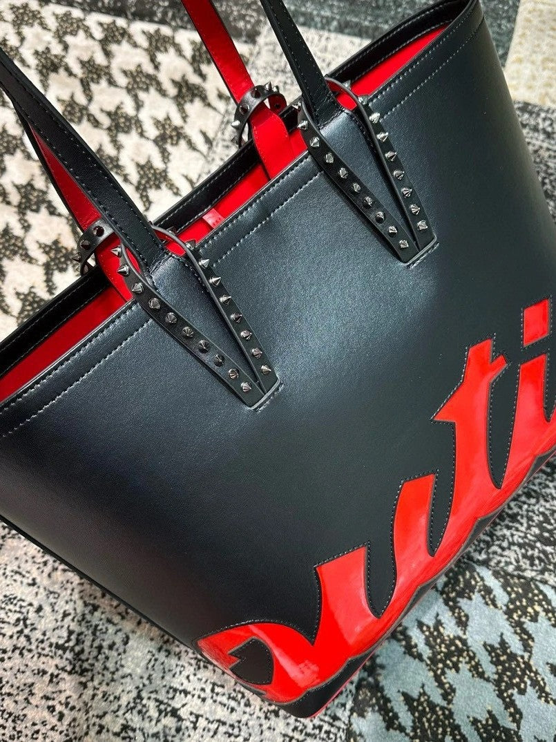 Foreign trade cl Liu Ding son mother bag shopping bag CL fashion trend red bottom handbag large capacity ladies