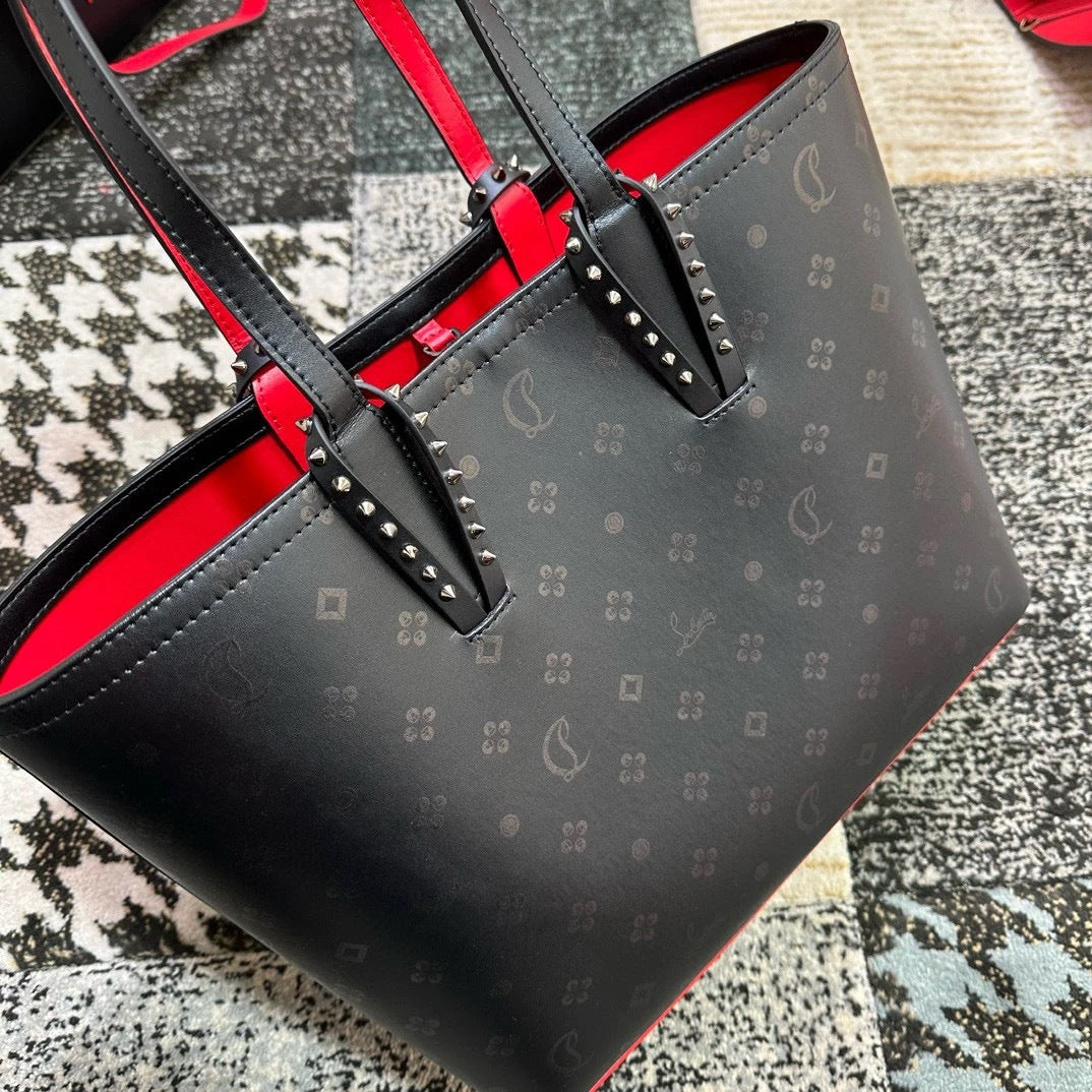 Foreign trade cl Liu Ding son mother bag shopping bag CL fashion trend red bottom handbag large capacity ladies