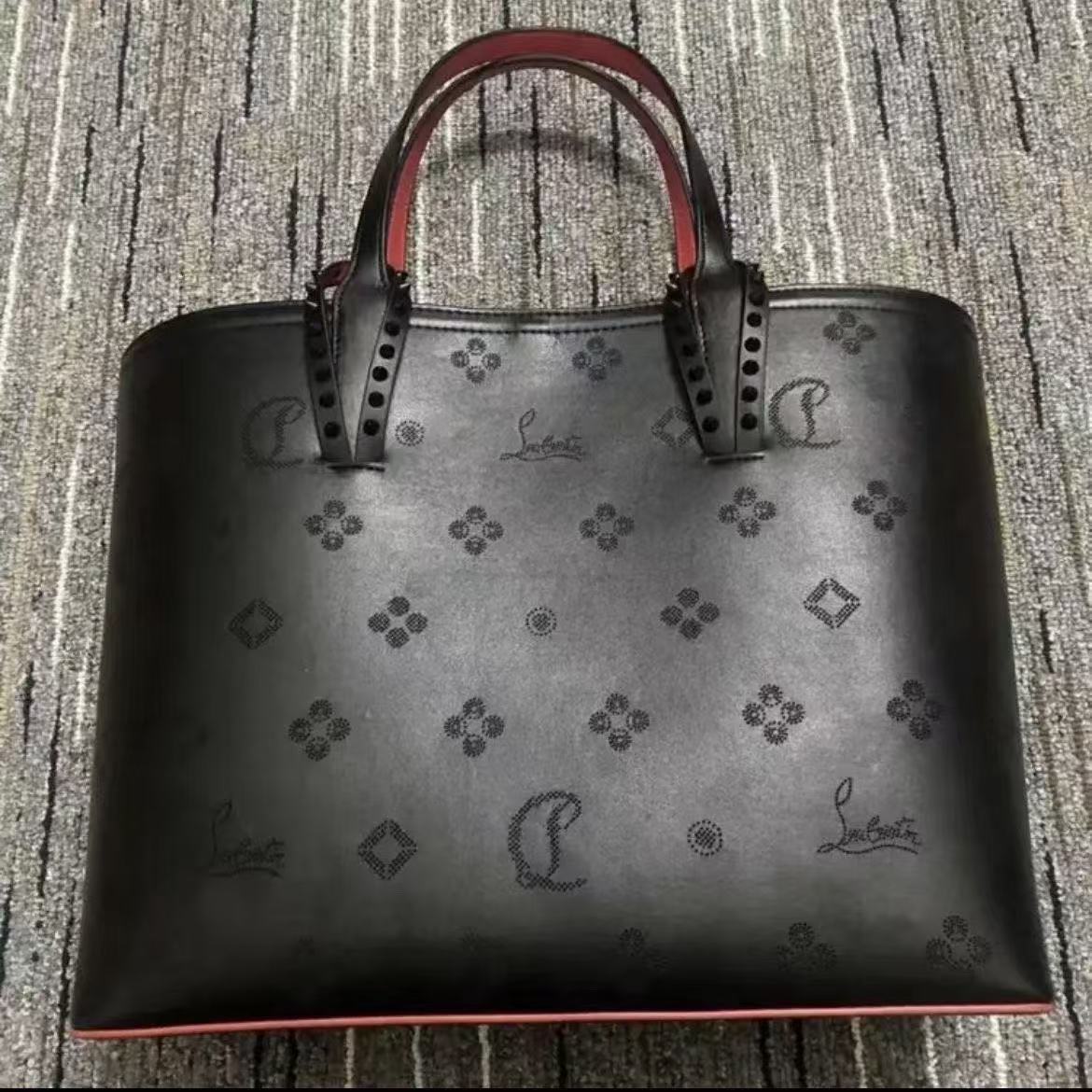 Foreign trade cl Liu Ding son mother bag shopping bag CL fashion trend red bottom handbag large capacity ladies