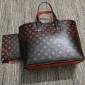 Foreign trade cl Liu Ding son mother bag shopping bag CL fashion trend red bottom handbag large capacity ladies