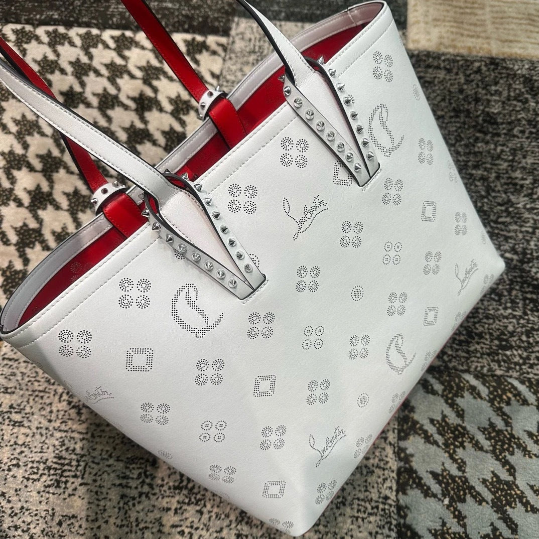 Foreign trade cl Liu Ding son mother bag shopping bag CL fashion trend red bottom handbag large capacity ladies