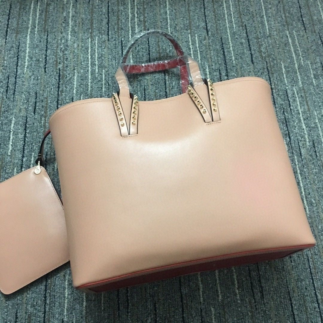 Foreign trade cl Liu Ding son mother bag shopping bag CL fashion trend red bottom handbag large capacity ladies