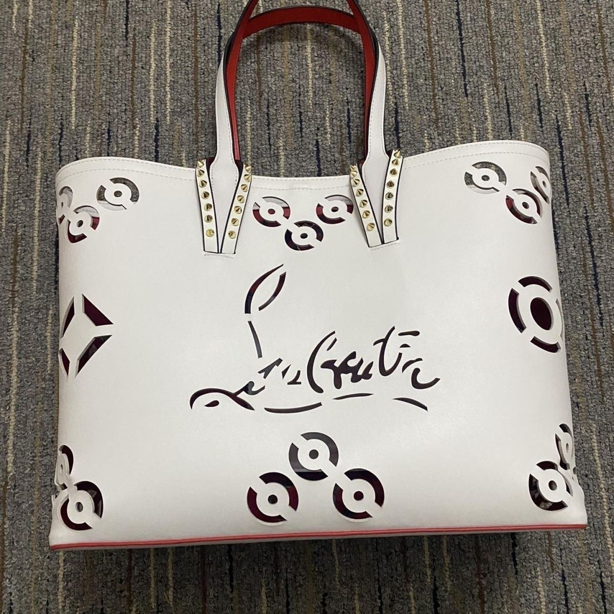 Foreign trade cl Liu Ding son mother bag shopping bag CL fashion trend red bottom handbag large capacity ladies
